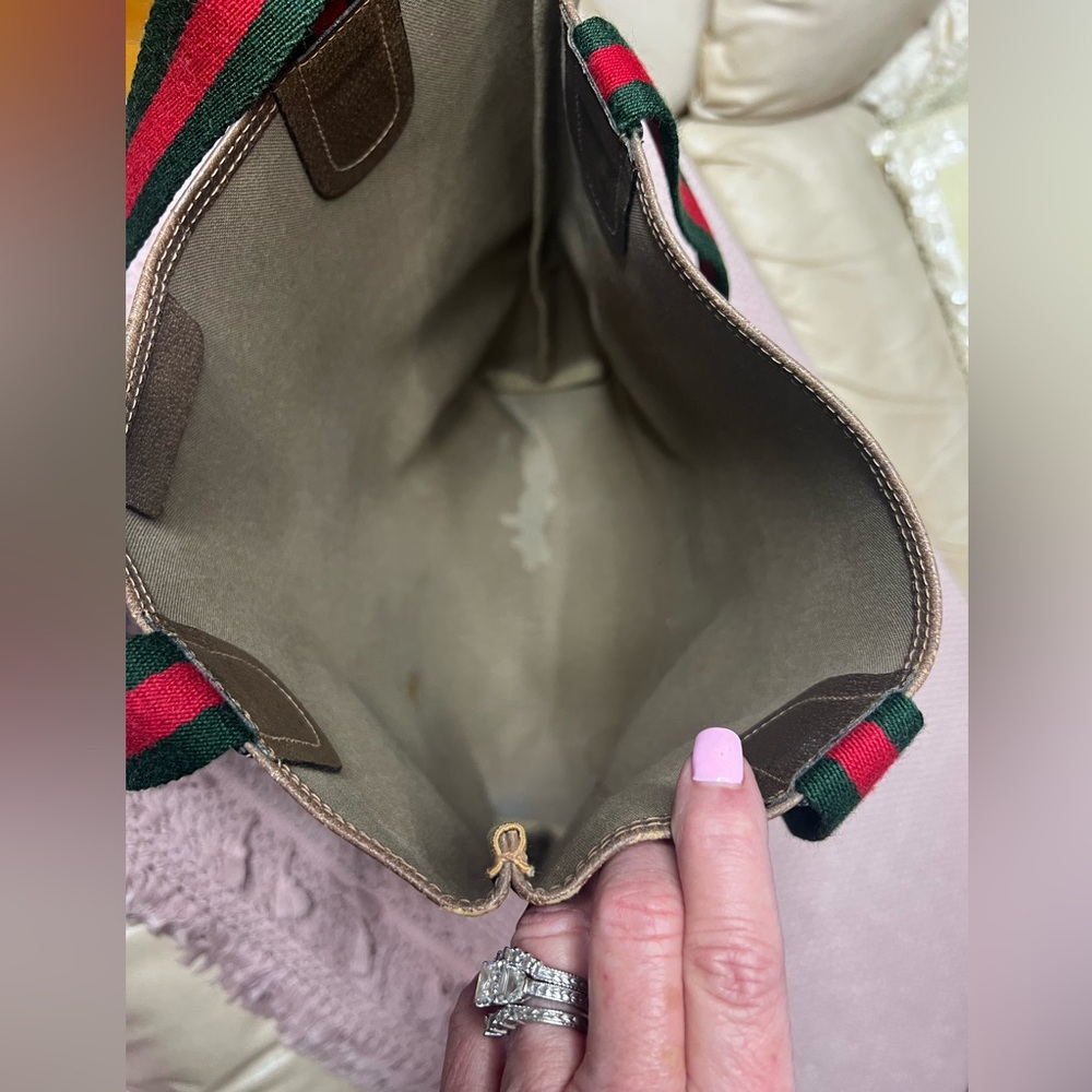 Authentic Gucci Monogram Tote - image 5
